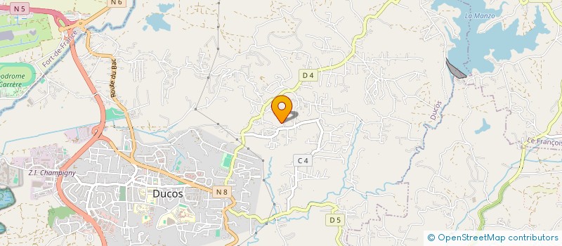 localisation de l'entreprise MADAME MARLENE RAYMONDE TALBOT  DUCOS