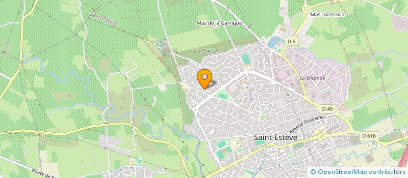 localisation de l'entreprise MADAME MARLENE RENE  SAINT-ESTEVE