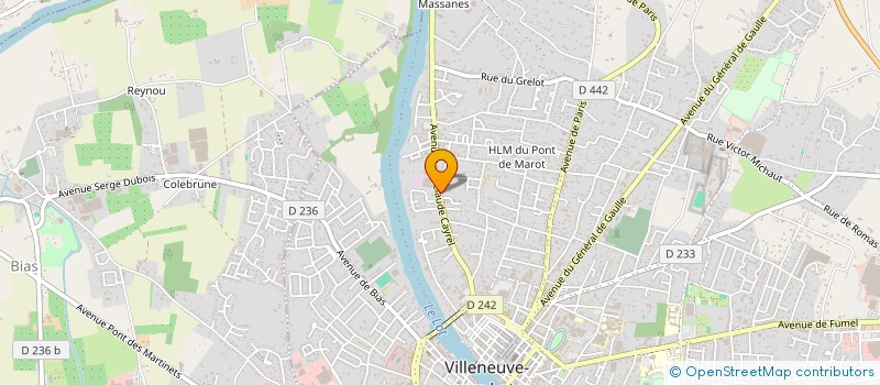 localisation de l'entreprise MADAME MARLENE RIBAUT à VILLENEUVE-SUR-LOT