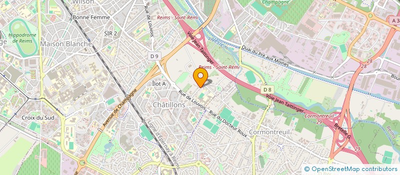 localisation de l'entreprise MADAME MARLENE RICHEZ à REIMS
