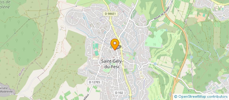 localisation de l'entreprise MADAME MARLENE RICHOU à SAINT-GELY-DU-FESC