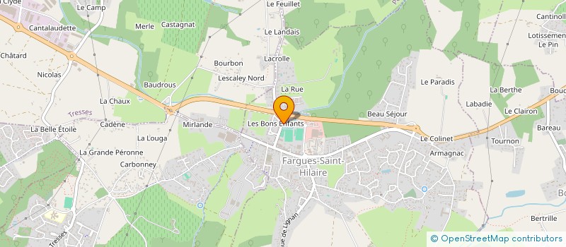 localisation de l'entreprise MADAME MARLENE ROBINEAU à FARGUES-SAINT-HILAIRE