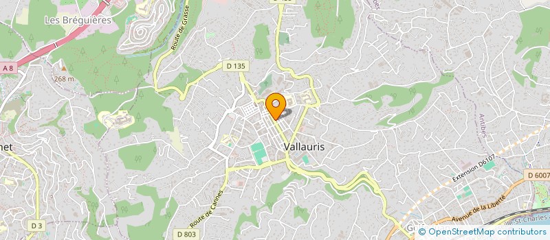 localisation de l'entreprise MADAME MARLENE ROUQUETTE à VALLAURIS