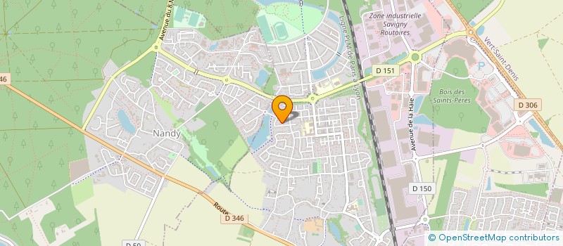 localisation de l'entreprise MADAME MARLENE ROUX  SAVIGNY-LE-TEMPLE