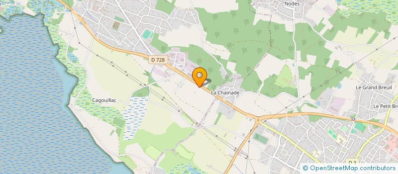 localisation de l'entreprise MADAME MARLENE SAINT MARTIN  BOURCEFRANC-LE-CHAPUS