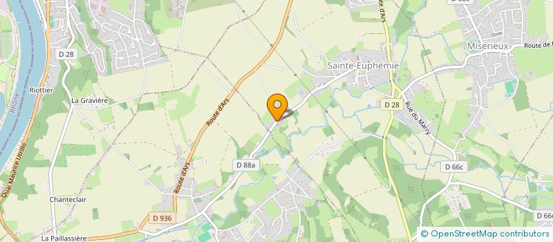 localisation de l'entreprise MADAME MARLENE SALLES  SAINTE-EUPHEMIE