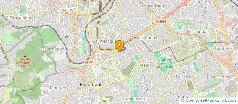 localisation de l'entreprise MADAME MARLENE SAMSON  CLERMONT-FERRAND