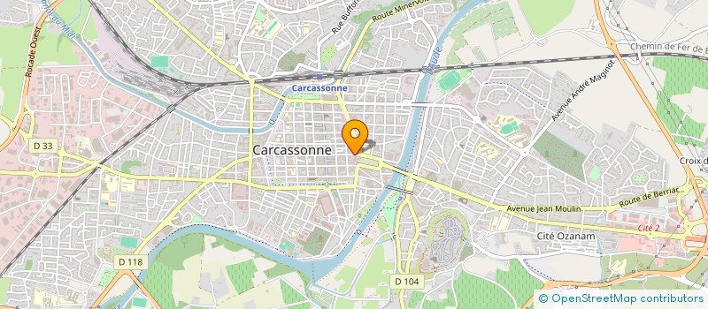 localisation de l'entreprise MADAME MARLENE SANSAT à CARCASSONNE