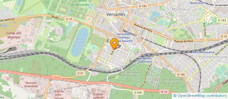 localisation de l'entreprise MADAME MARLENE SANTOS à VERSAILLES