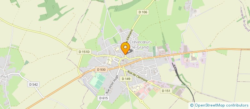 localisation de l'entreprise MADAME MARLENE SCHMITT  CREVECUR-LE-GRAND