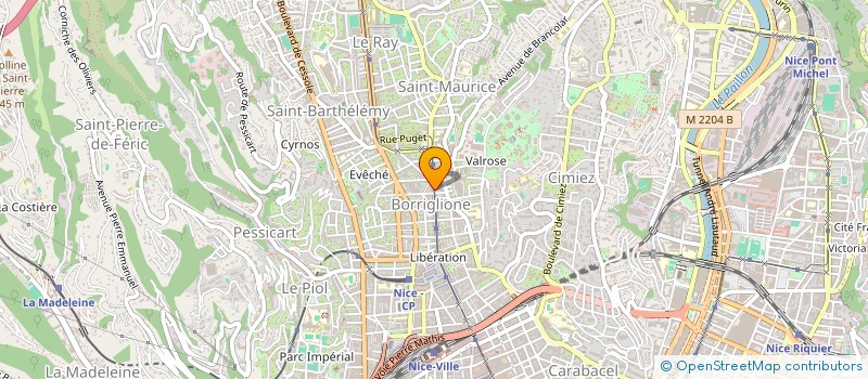 localisation de l'entreprise MADAME MARLENE SEMEDO DA VEIGA à NICE