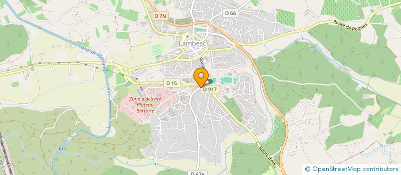 localisation de l'entreprise MADAME MARLENE SIGNORET  LAMBESC