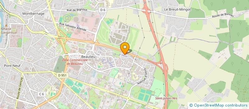 localisation de l'entreprise MADAME MARLENE SORIN  POITIERS