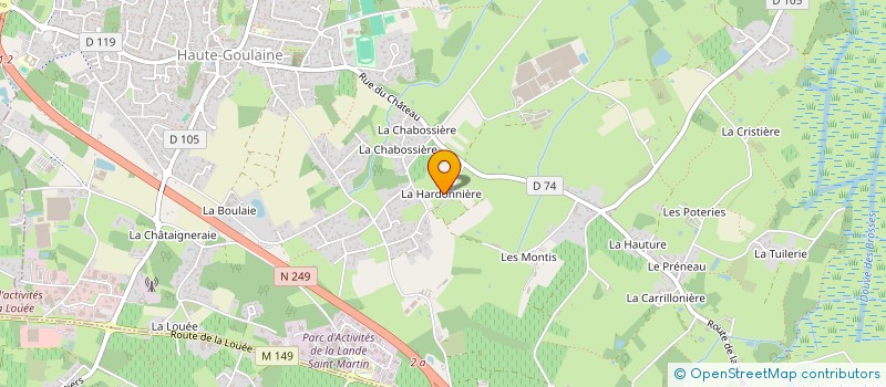 localisation de l'entreprise MADAME MARLENE STOINSKI  HAUTE-GOULAINE