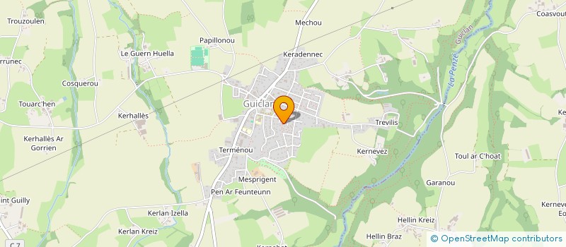 localisation de l'entreprise MADAME MARLENE TESSIER  GUICLAN