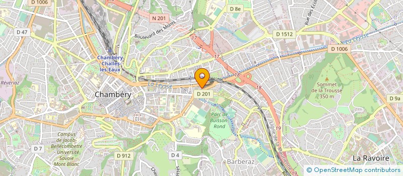 localisation de l'entreprise MADAME MARLENE TEXIER  CHAMBERY