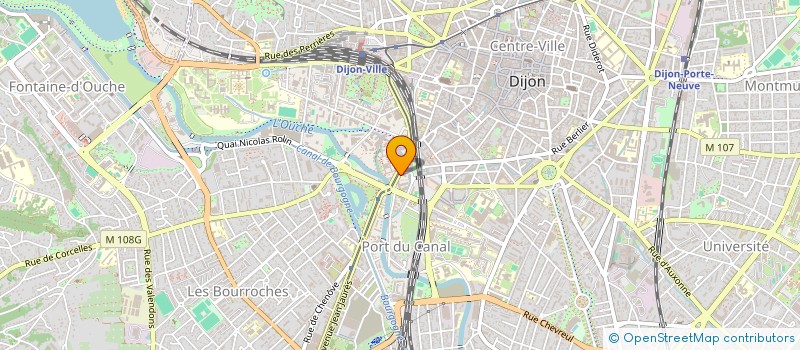 localisation de l'entreprise MADAME MARLENE THOUARD  DIJON