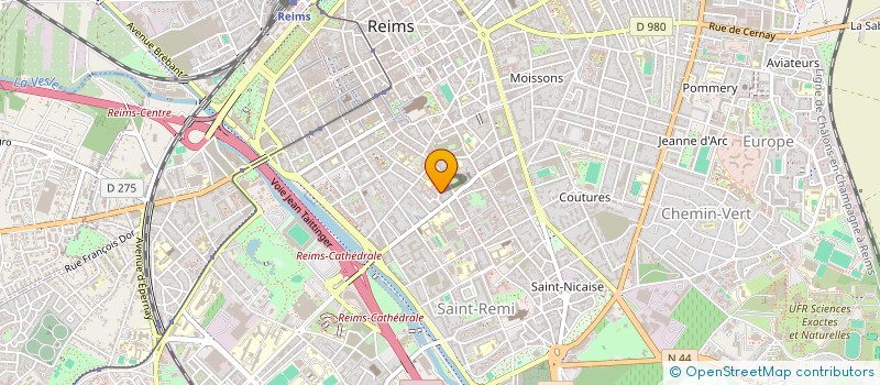 localisation de l'entreprise MADAME MARLENE TRAULE  REIMS