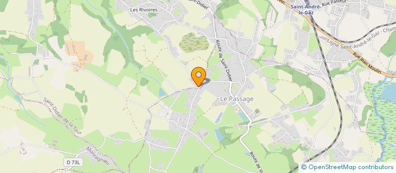 localisation de l'entreprise MADAME MARLENE VALLIER  SAINT-DIDIER-DE-LA-TOUR