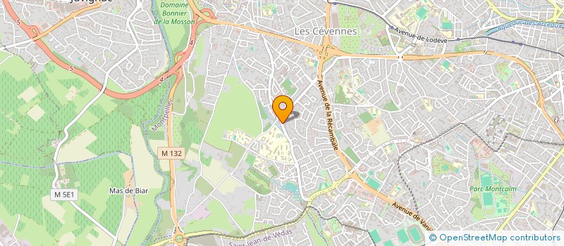localisation de l'entreprise MADAME MARLENE VENAIL à MONTPELLIER