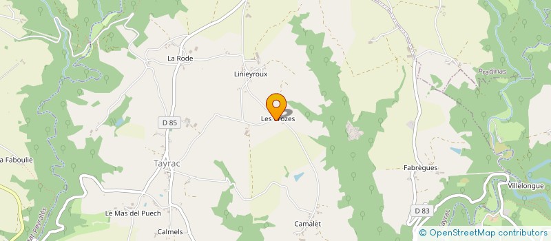 localisation de l'entreprise MADAME MARLENE VISSAC  TAYRAC