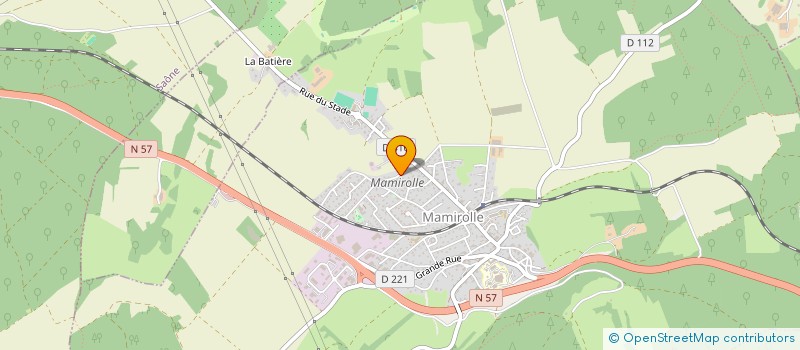 localisation de l'entreprise MADAME MARLENE VUILLEMIN  MAMIROLLE