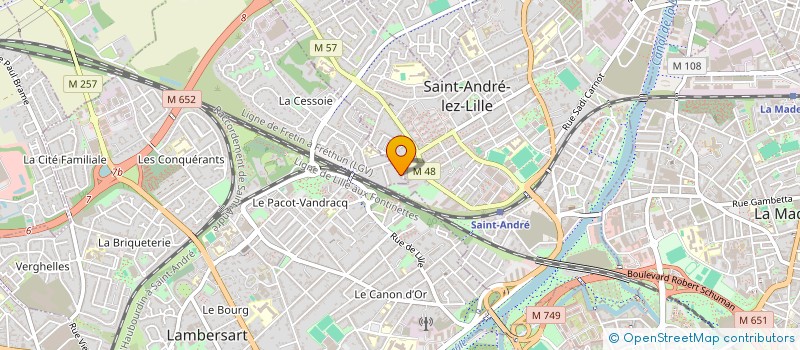 localisation de l'entreprise MADAME MARLENE WILK à LAMBERSART