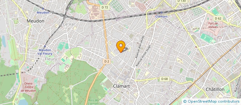 localisation de l'entreprise MADAME MARLENE ZEROUROU à CLAMART