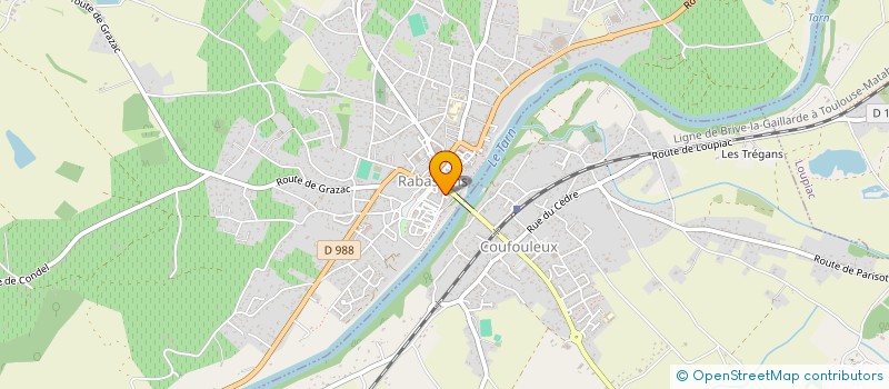 localisation de l'entreprise MADAME MARLHENE JOUVE à RABASTENS