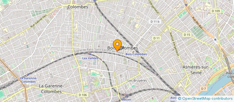 localisation de l'entreprise MADAME MARLI APARECIDA NASCIMENTO à BOIS-COLOMBES