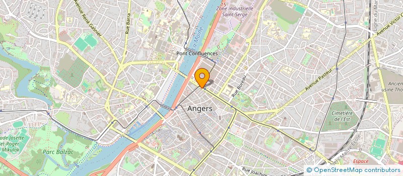 localisation de l'entreprise MADAME MARLINE NZOUBA MOUSSOUNDA à ANGERS