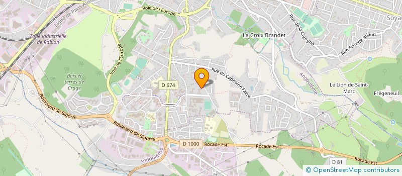 localisation de l'entreprise MADAME MARLISE MICHELON à ANGOULEME
