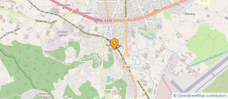 localisation de l'entreprise MADAME MARLISE NIESS à HYERES