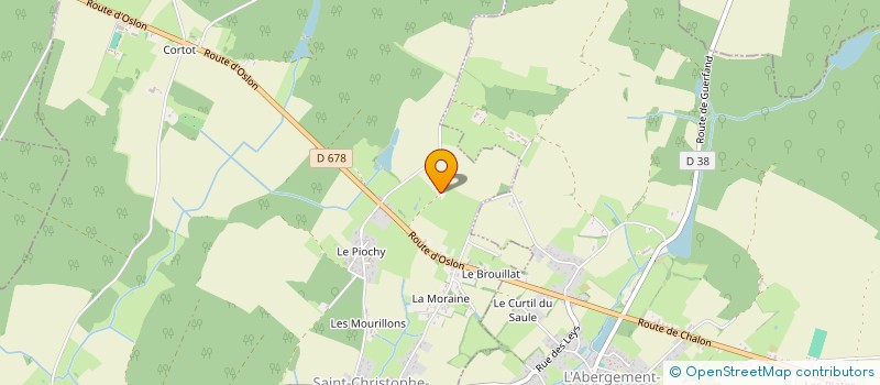 localisation de l'entreprise MADAME MARLISE VON GUNTEN  SAINT-CHRISTOPHE-EN-BRESSE