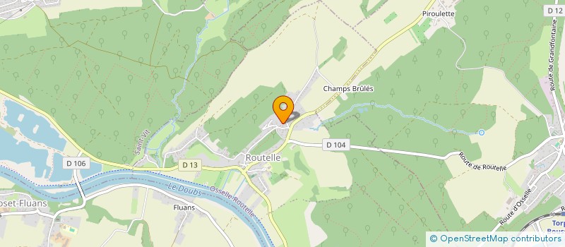 localisation de l'entreprise MADAME MARLOUS VAN BEEST  OSSELLE-ROUTELLE