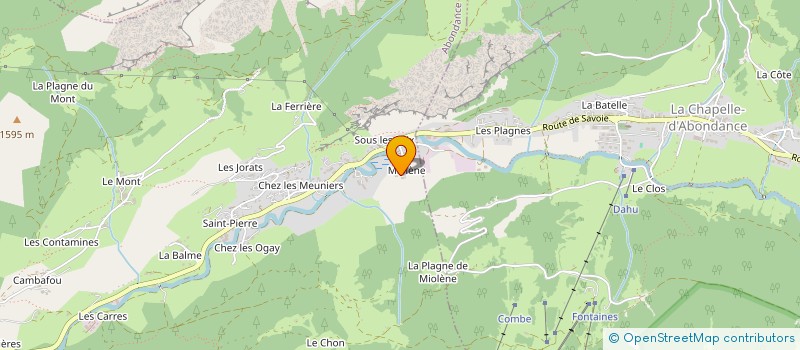 localisation de l'entreprise MADAME MARLYLINE TREBOUX  ABONDANCE