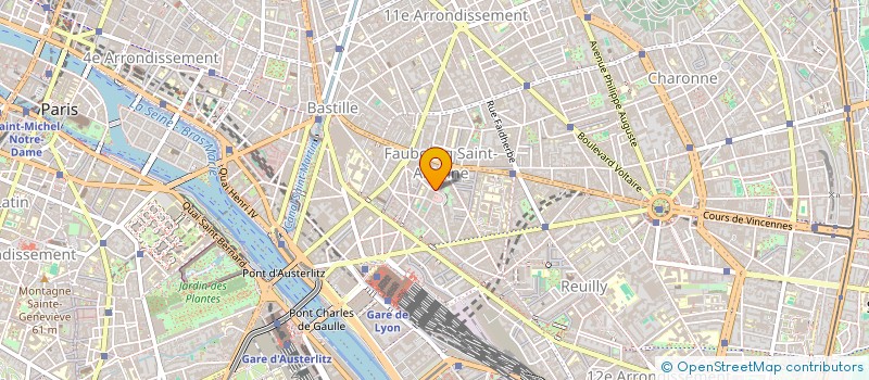 localisation de l'entreprise MADAME MARLYSE DUCASSE  PARIS