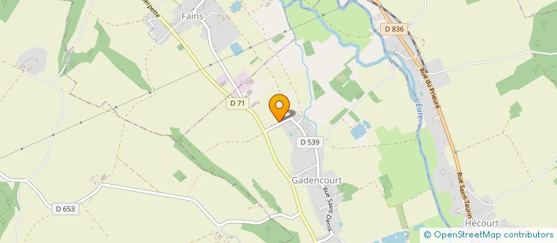 localisation de l'entreprise MADAME MARLYSE FOY à GADENCOURT