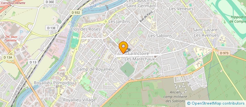 localisation de l'entreprise MADAME MARLYSE FOYAN NGANMINI à COMPIEGNE