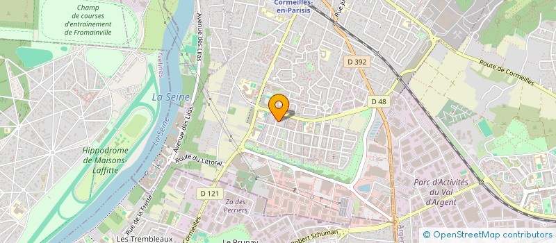 localisation de l'entreprise MADAME MARLYSE NATOUBA  CORMEILLES-EN-PARISIS