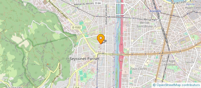 localisation de l'entreprise MADAME MARLYSE PONGERARD  SEYSSINET-PARISET