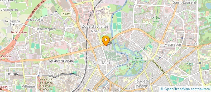 localisation de l'entreprise MADAME MARNIE LEMONNIER  RENNES