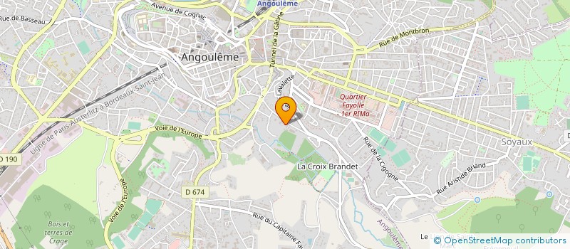 localisation de l'entreprise MADAME MARO ISA à ANGOULEME