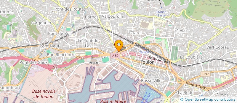 localisation de l'entreprise MADAME MAROI BEJAOUI  TOULON