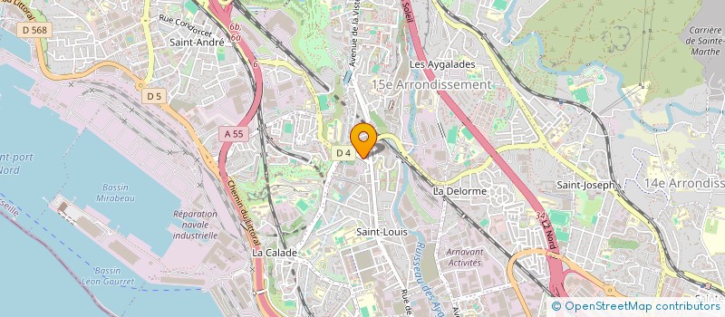 localisation de l'entreprise MADAME MAROI BEN FREDJ à MARSEILLE
