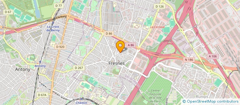 localisation de l'entreprise MADAME MAROUA CHAFTAR  FRESNES