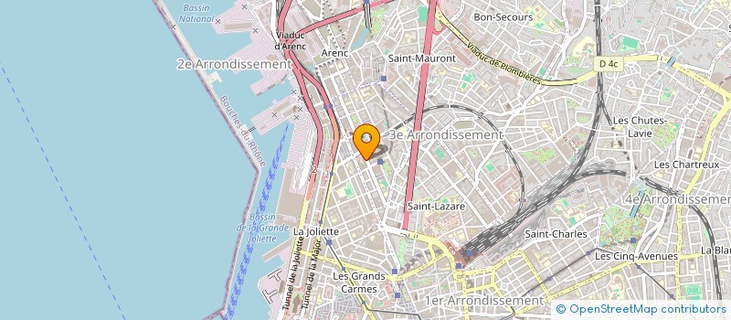 localisation de l'entreprise MADAME MAROUA EDRISSA  MARSEILLE