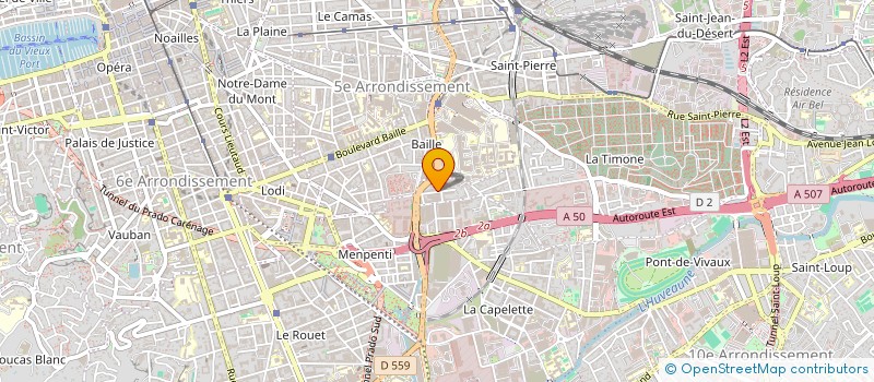 localisation de l'entreprise MADAME MAROUA EL BOUCHIKHI  MARSEILLE