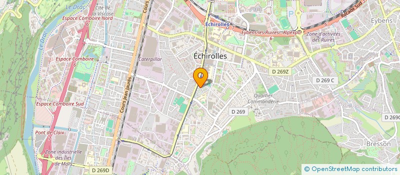 localisation de l'entreprise MADAME MAROUA KACEM  ECHIROLLES