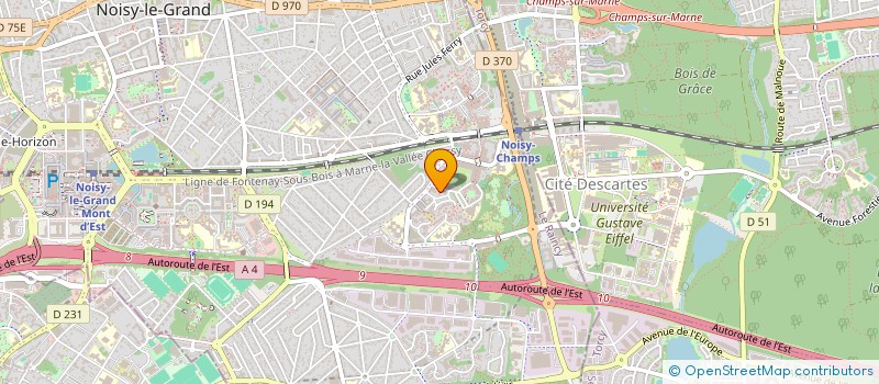 localisation de l'entreprise MADAME MAROUA MECHRI  NOISY-LE-GRAND